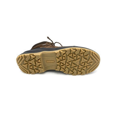 Chaussure de marche en cuir marron et noir | Grande pointure homme | Jomos