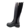Botte mode en cuir noir | Petite taille femme | Ellen Kassel