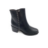 Bottine en cuir à talon noir | Petite taille femme | Ellen Kassel