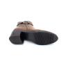 Bottine à boucle marron en cuir | Petite pointure femme | Ellen Kassel