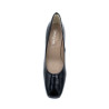 escarpin talon fantaisie en vernis noir | Petite taille femme | Ellen Kassel