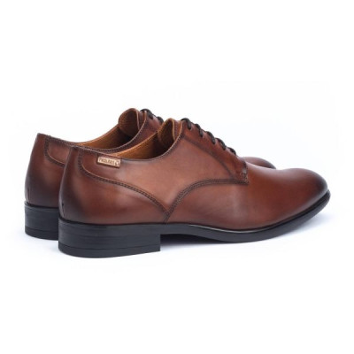 Derby habillé en cuir marron | Grande taille homme | Pikolinos