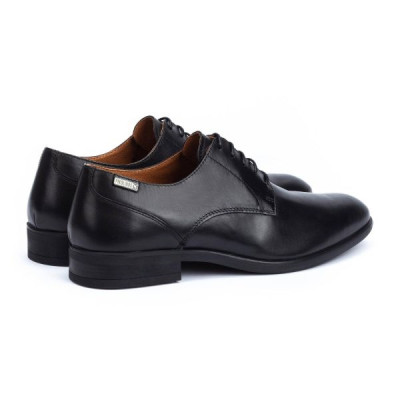 Derby habillé en cuir noir | Grande pointure homme | Pikolinos