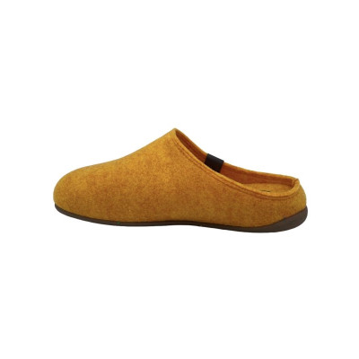 Mule en feutre recyclé jaune| Grande pointure femme | Toni Pons