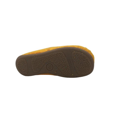 Mule en feutre recyclé jaune| Grande pointure femme | Toni Pons