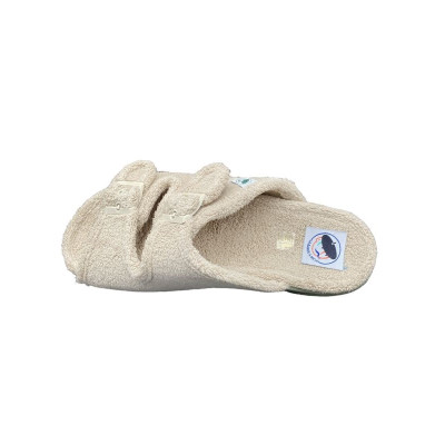 Mule de bain textile beige |Grande taille femme|La Bande à Mich'
