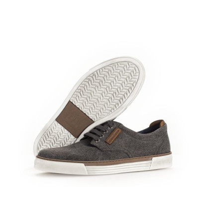 Chaussure de ville gris en toile | Grande taille homme | Pius Gabor