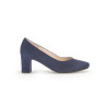 escarpin bout pointu nubuck marine| Grande taille femme | Gabor
