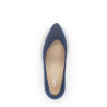 escarpin bout pointu nubuck marine| Grande taille femme | Gabor