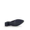 Escarpin ouvert à l'arrière en nubuck noir|Grande taille femme|Gabor