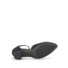 escarpin d'été nubuck noir  | Grande taille femme | Gabor