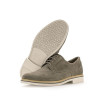 derbies à lacets en nubuck beige à semelle blanche| Grande taille homme| PIUS GABOR