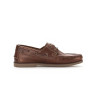 mocassin bateau à lacets cuir marron| Grande taille homme| PIUS GABOR