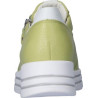 Basket confort à lacets + zip en cuir jaune | Grande pointure femme | Waldlaufer