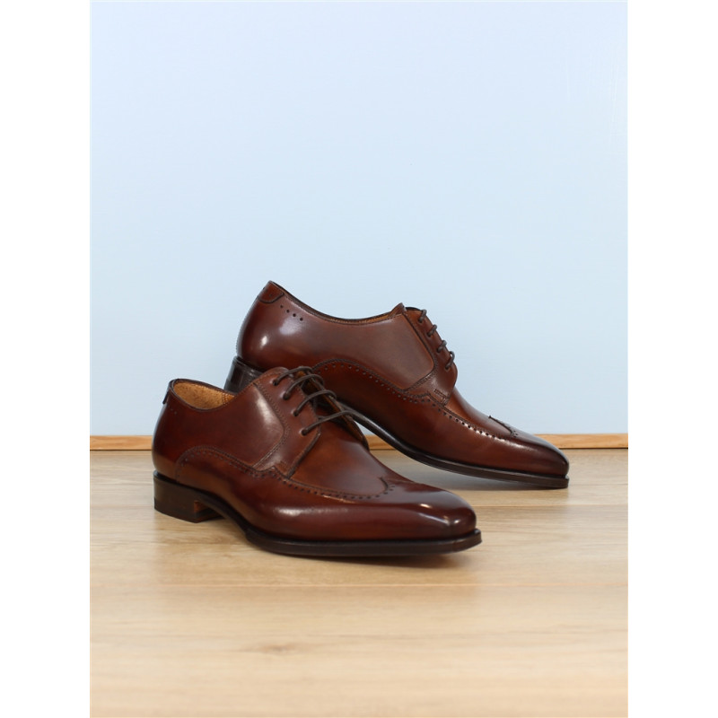 Chaussure derby habillé marron en cuir | Petite taille homme | ARBITER