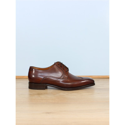Chaussure derby habillé marron en cuir | Petite taille homme | ARBITER