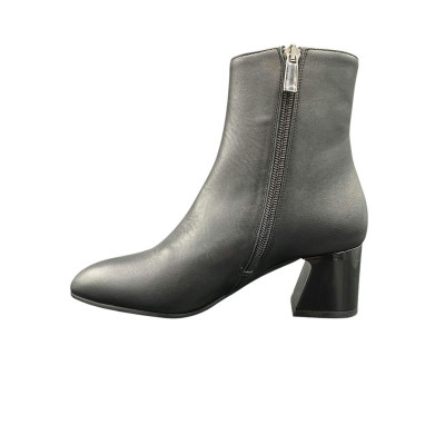 bottine cuir noir m-2354