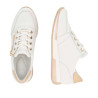 Lacets sport en cuir crème|Grande taille femme|Remonte