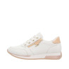 Lacets sport en cuir crème|Grande taille femme|Remonte