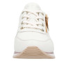 Lacets sport en cuir crème|Grande taille femme|Remonte
