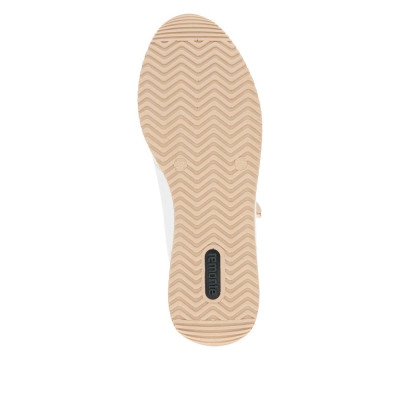 Lacets sport en cuir crème|Grande taille femme|Remonte