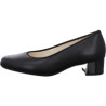 Escarpin en cuir noir|Grande taille femme|Ara