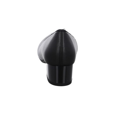 Escarpin en cuir noir|Grande taille femme|Ara