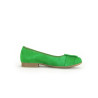 ballerine chèvre-velours verte|Grande taille femme|Gabor