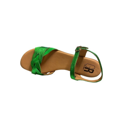 Sandale verte|Grande taille femme|Geo Reino