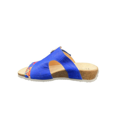 Mule grand confort bleue|Grande taille femme|Think!