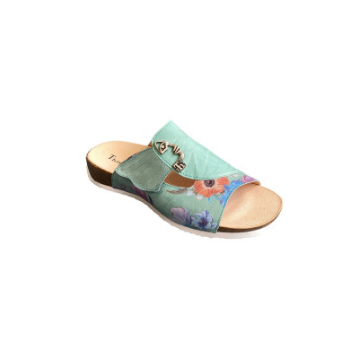 Mule en cuir multi-couleurs|Grande taille femme|Think!