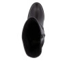 botte 3/4 cuir noir|Grande taille femme|Remonte