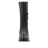 botte 3/4 cuir noir|Grande taille femme|Remonte