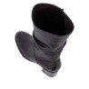 botte 3/4 cuir noir|Grande taille femme|Remonte