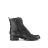 Bottillon cuir lisse noir bout golf|Grande taille femme|Gabor