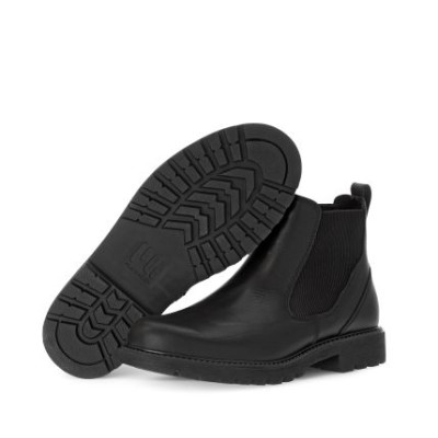 boots fermeture zippée cuir noir|Grande taille homme|Pius Gabor