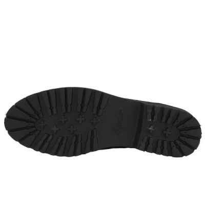 mocassin semelle épaisse chèvre-velours noir|Petite taille femme|Semler