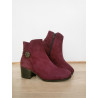bottine bordeaux