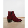 bottine bordeaux