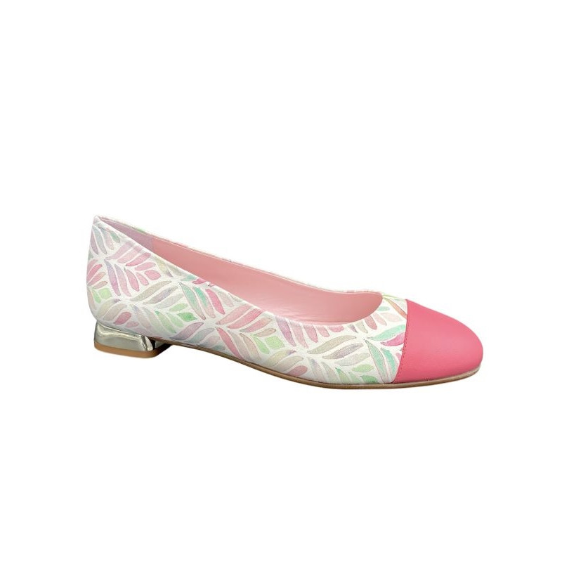 ballerine chic rose et multi couleurs | Grande taille femme | Ellen Kassel