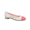 ballerine chic rose et multi couleurs | Grande taille femme | Ellen Kassel
