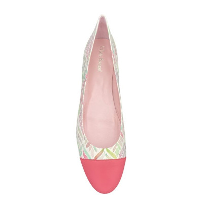 ballerine chic rose et multi couleurs | Grande taille femme | Ellen Kassel