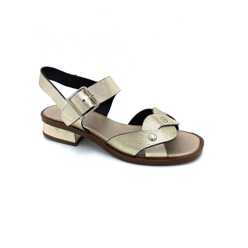 Sandale plate platine | Petite taille femme | Ellen Kassel