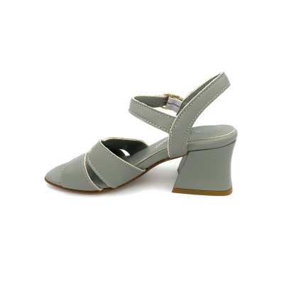 Talon décroché sandale verte | Petite pointure femme| Ellen Kassel