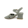 Talon décroché sandale verte | Petite pointure femme| Ellen Kassel