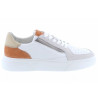 Sneakers blanche et orange avec semelle amovible| Petite taille homme| Sioux