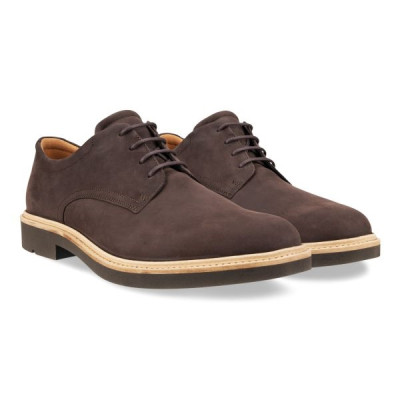 Derby confortable marron| petite taille homme | Ecco