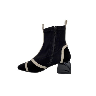 bottine pointue stretch d5961