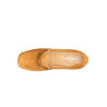 Mocassins en cuir, velours, cognac, talon, 4 cm, | petite taille femme  | Ellen Kassel