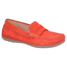 Mocassin en nubuck orange|Grande taille femme|Sioux